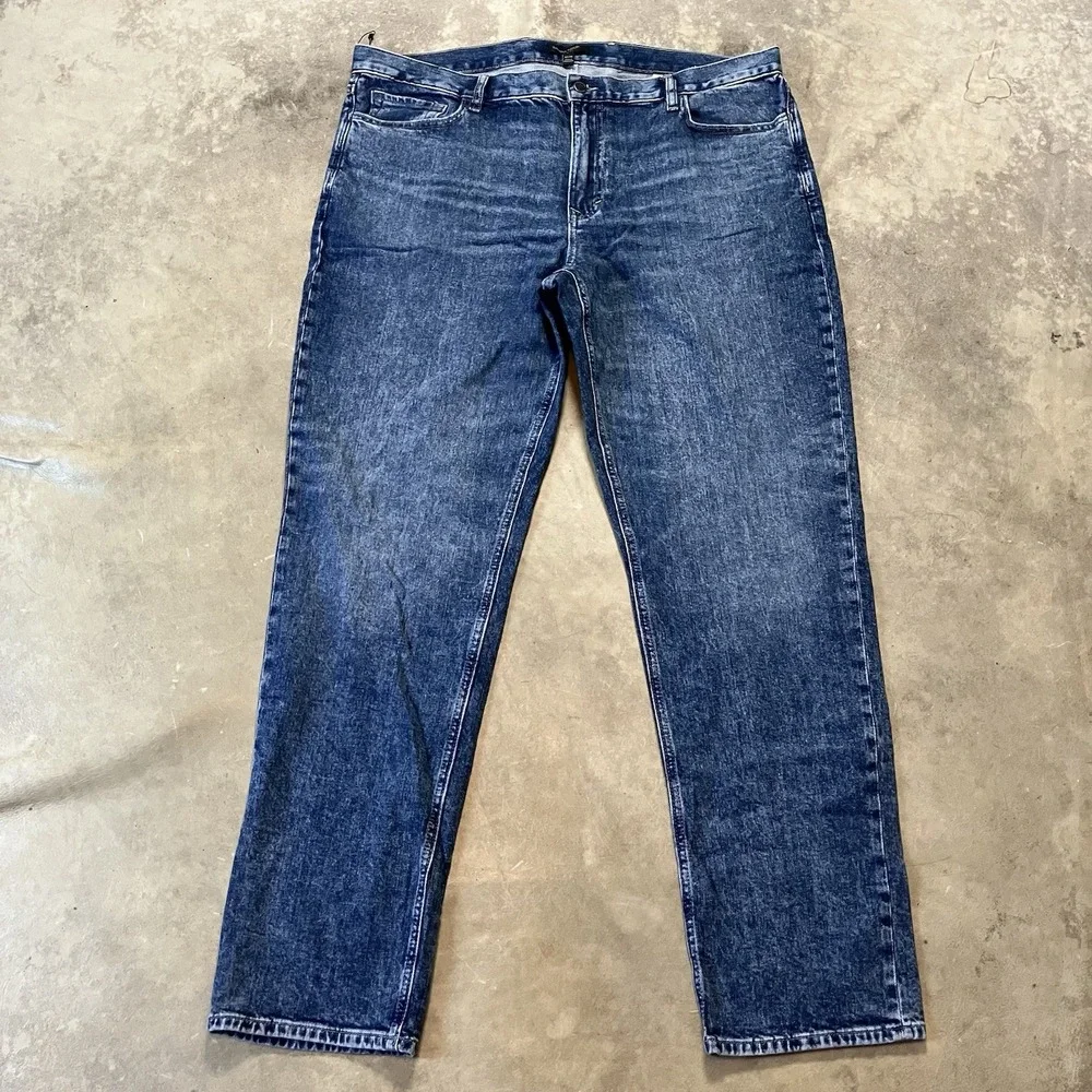 Banana Republic Jeans Mens Size 42X34 Blue‎ Slim Fit Organic Light Wash Denim